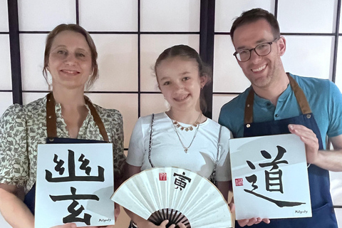 Kyoto : Japanese Calligraphy Workshop with a calligrapher