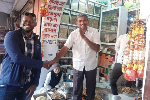 Jaipur: Tour a pie por el mercado de especias y la comida callejera