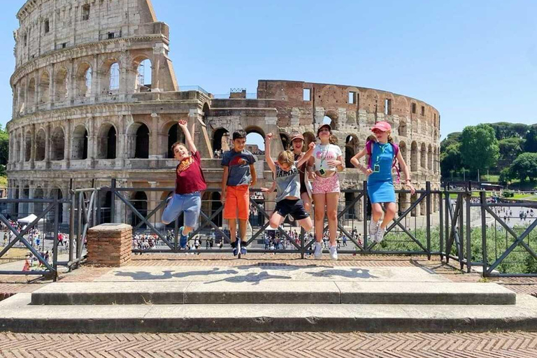 Rzym dla dzieci: Zwiedzanie Koloseum i Forum RomanumRoma para niños: Coliseo y Foro Romano