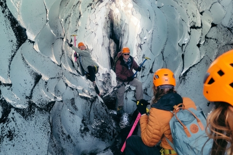 Vik: Excursión guiada por el glaciar Sólheimajökull