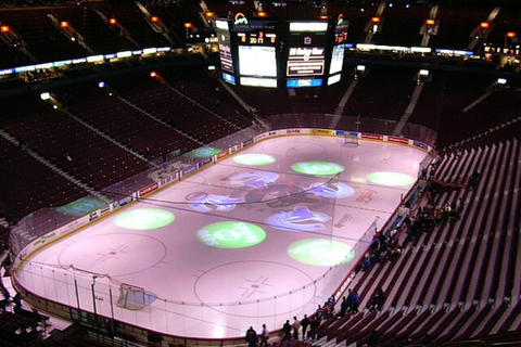 Vancouver: Vancouver Canucks Ice Hockey Game Ticket Upper Sideline