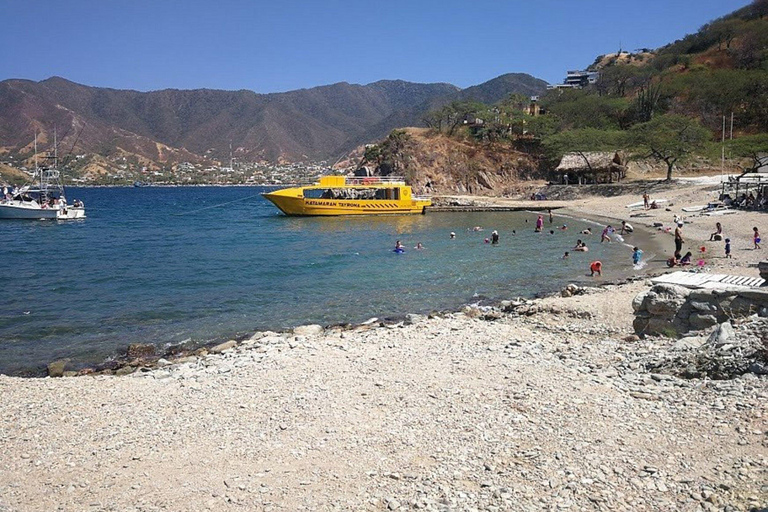 Santa Marta: Barco entre El Rodadero y Playa Bahía ConchaIndividual desde Santa Marta El Rodadero hasta Playa Bahía Concha