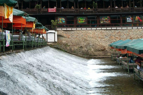 Alanya: Passeio 3 em 1 pelas cachoeiras de Sapadere, Dim Stream e Dim CaveO ingresso para a caverna não está incluído.