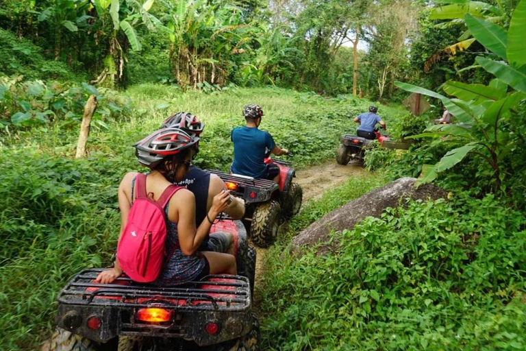 Phuket: Aventura de ATV e Zipline com transfer do hotel