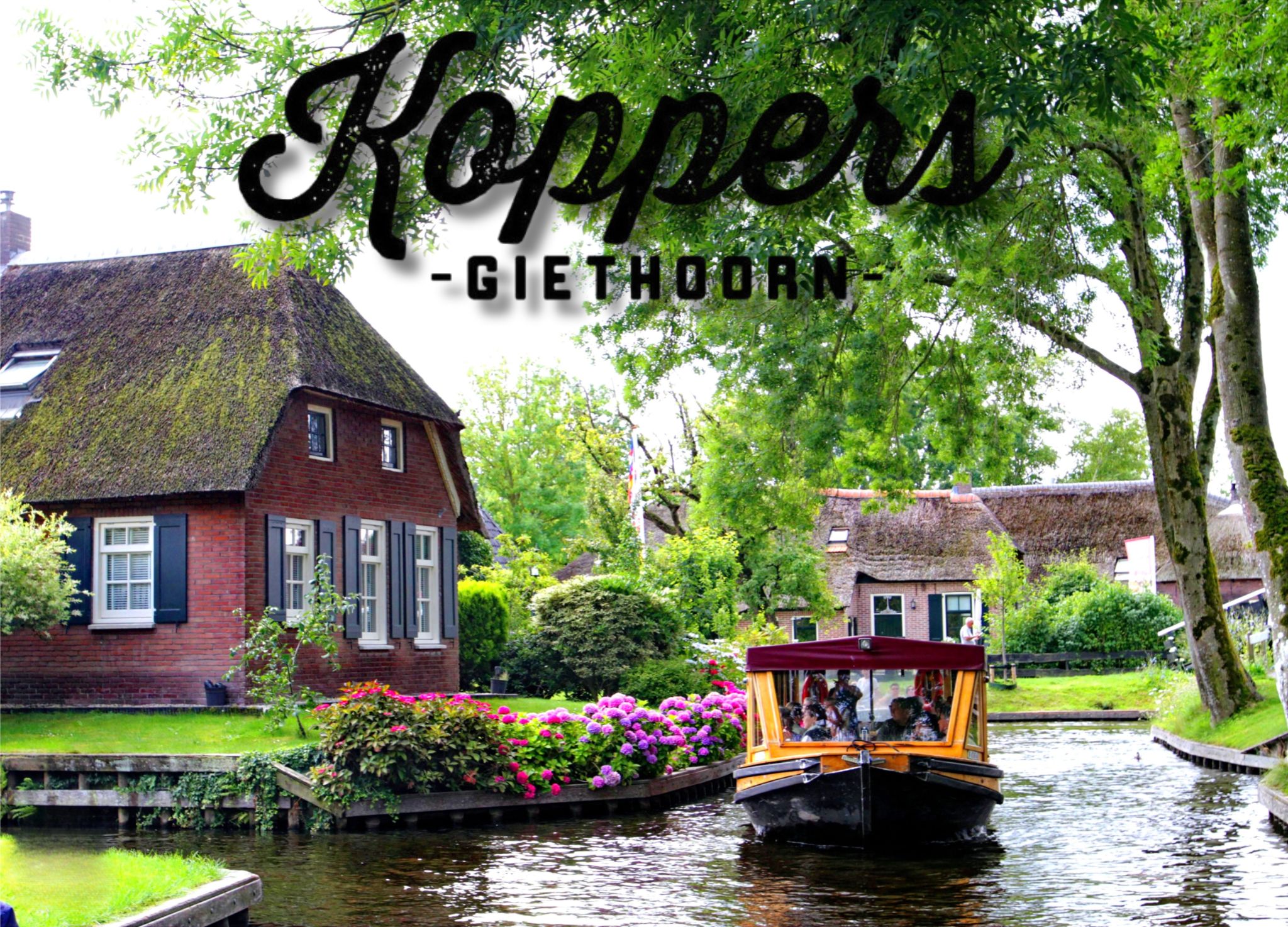 Giethoorn: Kanalrundfahrt & Nationalpark + Getränk & kostenlose Parkplätze