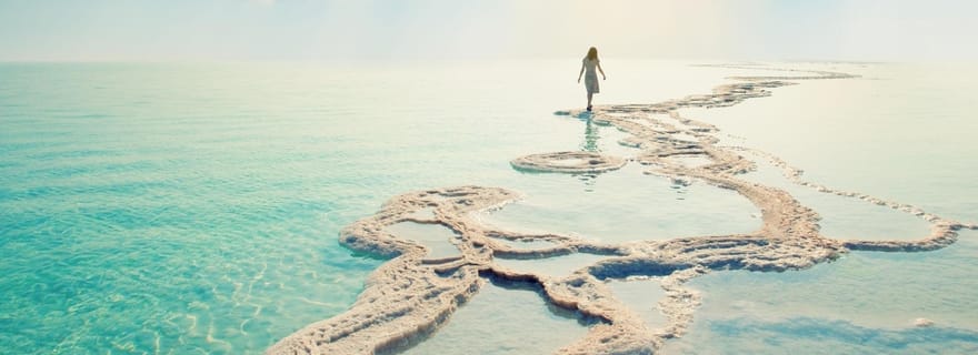 Au départ d'Amman : visite d'une jounée de Jerash et de la mer Morte