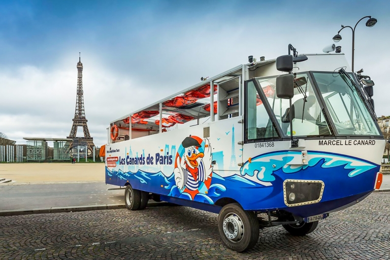 París: Tour por la ciudad y los Altos del Sena en un autobús anfibio