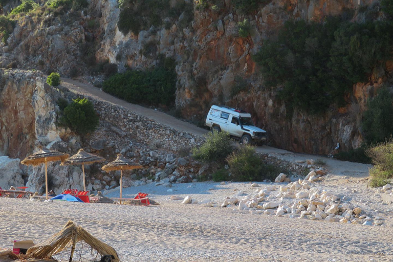 Golem/Durrës/Tirana :Gjipe Beach and Canyon Premium Day Trip Off-Road Experience : Gjipe Beach and Canyon Day Trip