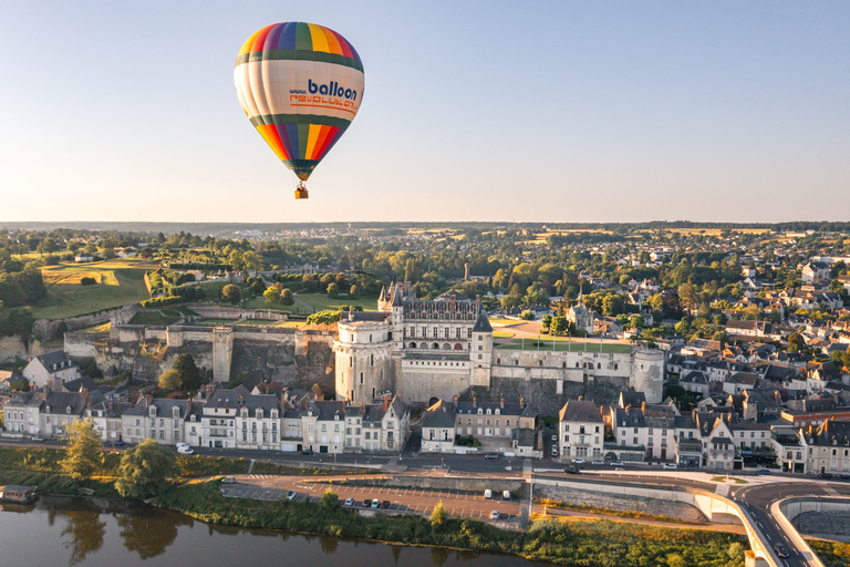 Balon na ogrzane powietrze Amboise VIP dla 5 osób nad Doliną Loary