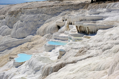 Side: Pamukkale & Hierapolis Day Tour with Balloon Option From Side: Ballon Flight+Breakfast+Extra Entry Fees