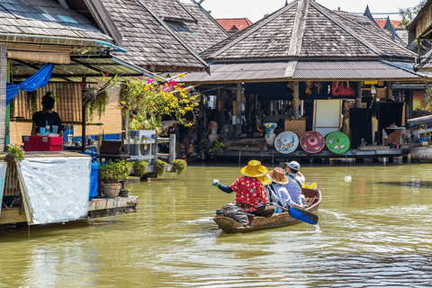 Pattaya Floating Market Ticket Admission Ticket + One-Way Rowing Boat