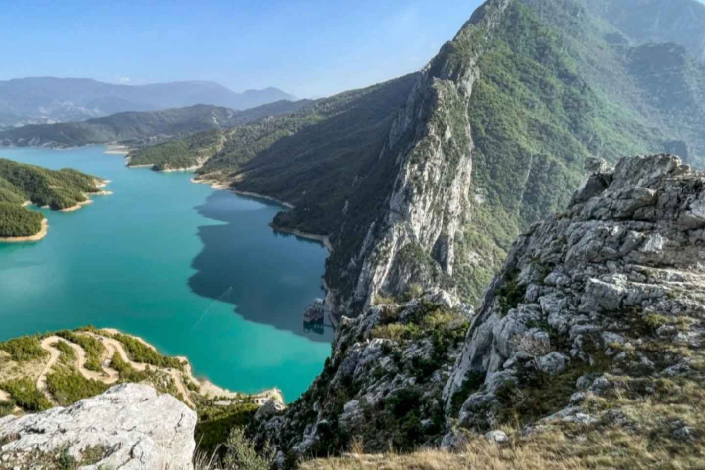 From Golem/Durres: Bovilla lake bus service,guide day trip