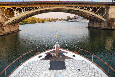 Seville: Flamenco life music Yacht Cruise, Tapas & Drinks Private Yacht Flamenco life music Cruise, Wine beers & tapas