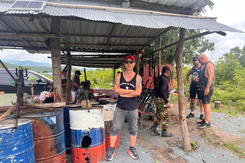 Campo de tiro Phnom Penh Kampot Kep Sihanoukville Camboja