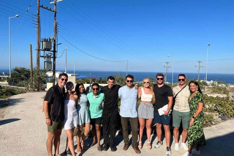 Santorin : visite œnologique d'1/2 journéeExcursion privée l'après-midi