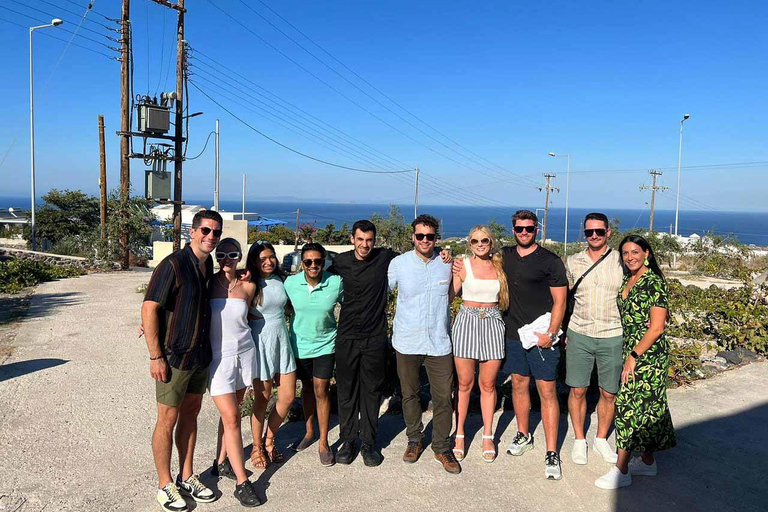 Santorini Half-Day Wine Adventure TourMiddag privétour