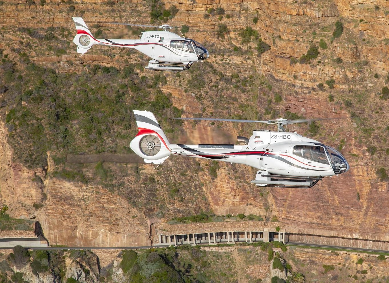 Cape Town: 2 Oceans Helikopterflyvning med billet til bådtur