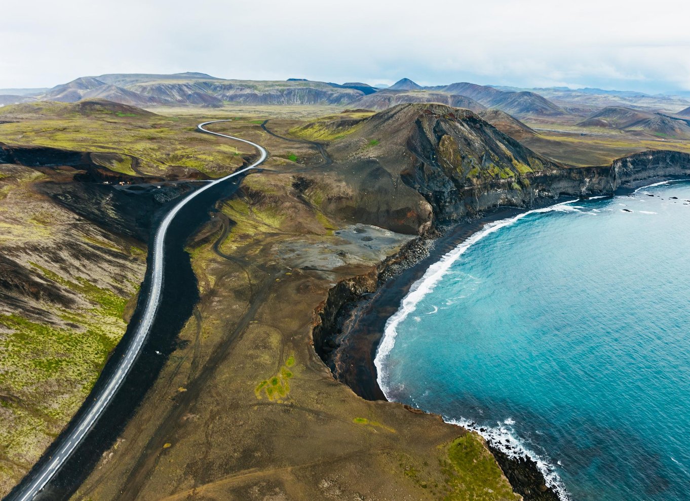 Fra Reykjavik: Helikoptertur i det nye vulkanske område