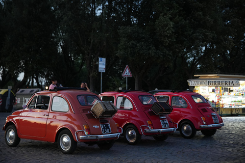 Rome : Visite guidée de la Fiat 500 avec photographeVisite privée