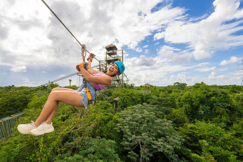 Riviera Maya: Sky Trail, Ziplines, and Bungee Swing