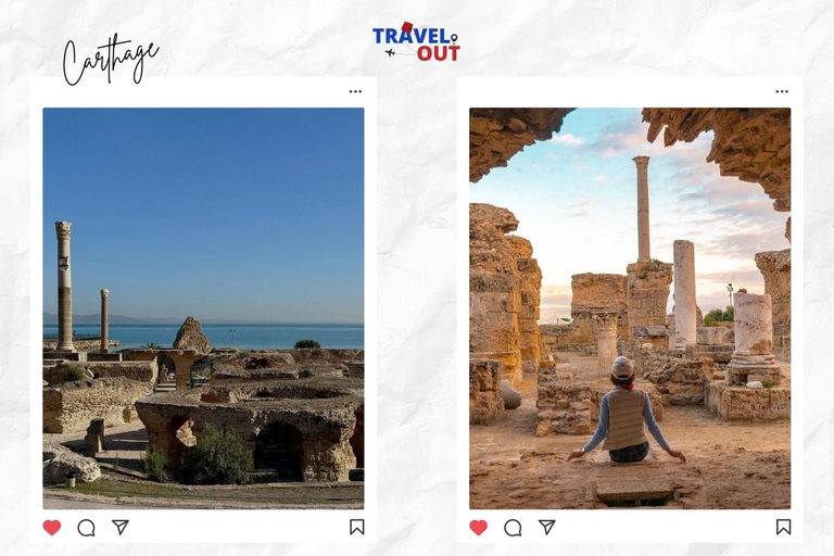 Hammamet: Private Carthage & Sidi Bou Saïd Tour Group of 5 to 14 people (best price per person)