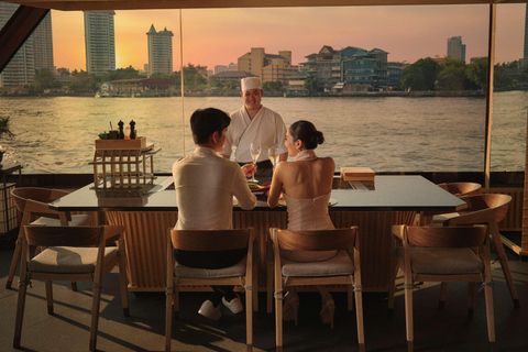 Bangkok: Okura Cruise - Luxury Japanese Dinner Cruise ‘Umi 海’ Teppanyaki (8-course experience)