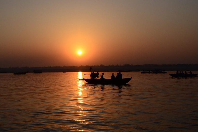 Half-Day City Tour and Evening Aarti with Boat Ride Varanasi Ganga Ghat Arti with Boat Ride Included