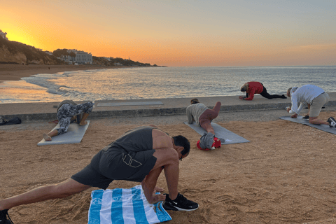 Albufeira: Sunrise Beach Yoga with an Instructor