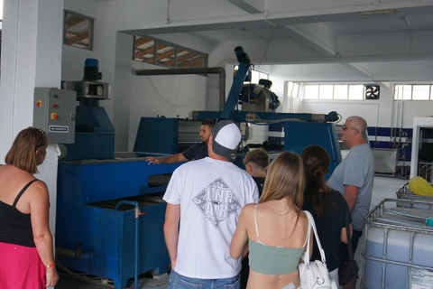 Crète : Visite de 2 vignobles avec dégustation de vin, huile d'olive et déjeuner