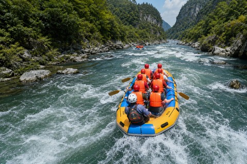 Zhangjiajie: Mengdong River Rafting Ticket with Transfer Rafting Ticket with Round-Trip Hotel Transfer