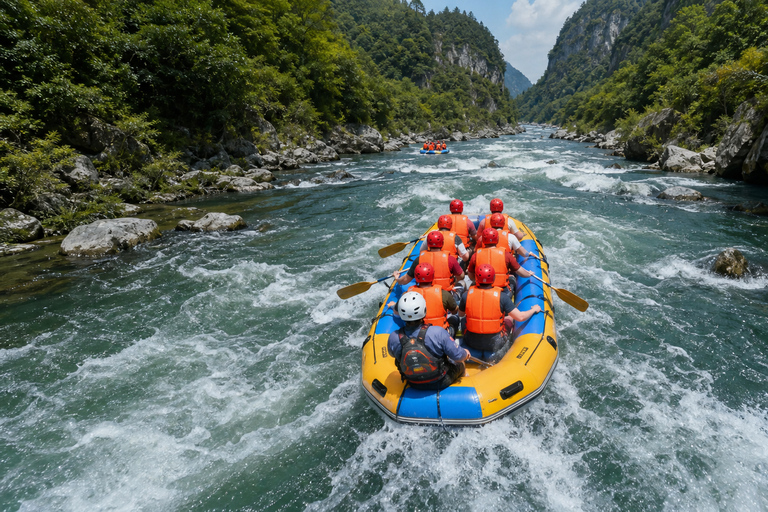 Zhangjiajie: Mengdong River Rafting Ticket with Transfer Rafting Ticket with Round-Trip Hotel Transfer