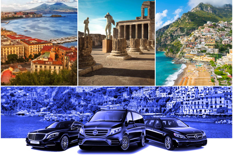 Transfer from Naples to Positano via Pompei 2h or viceversa