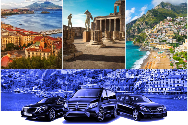 Transfer from Naples to Positano via Pompei 2h or viceversa