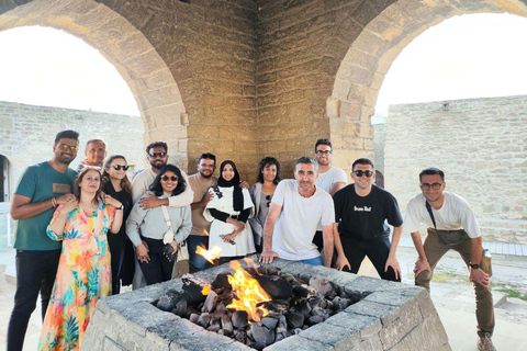 Gobustan, Mud Volcanoes, Fire Temple & Yanar Dag Guided Tour Gobustan & Absheron Standard Tour