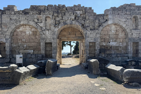 Antalya: Perge & City of Side, Aspendos, Waterfall and Lunch Perge, Side, Aspendos, Waterfall Tour with Entrance