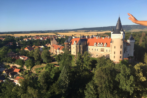 From Prague: Hot Air Balloon Ride with Champagne and Snacks Premium Flight Experience