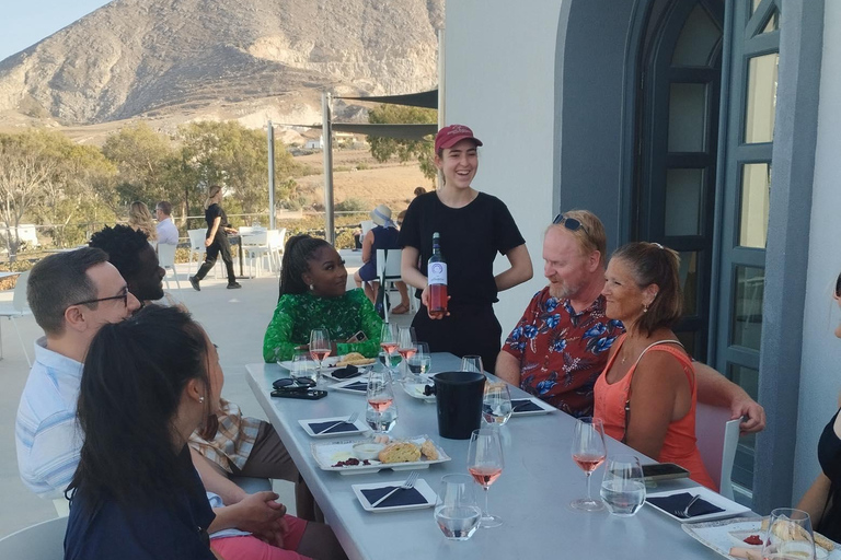 Santorini: Vineyard Tour with Wine Tasting and Local Bites Private Wine Tour