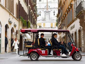 Roma: tour in golf cart tra piazze e fontane