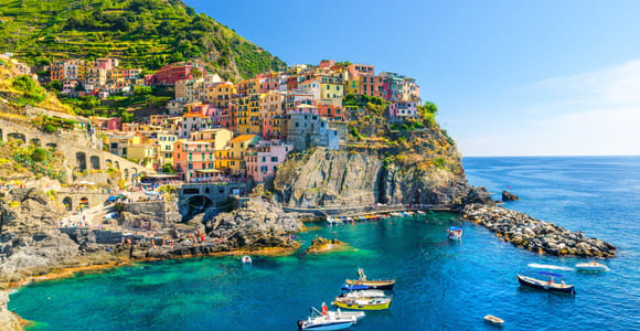 Von Florenz: Tagestour in die Cinque Terre und nach Pisa
