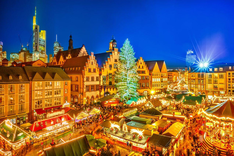 L&#039;atmosphère magique de Noël à Francfort - visite pied