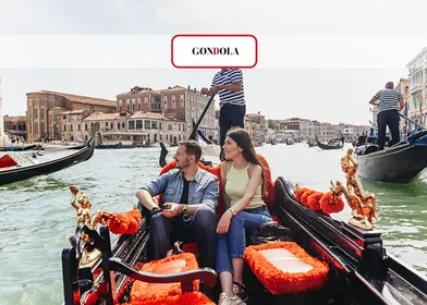 Venedig: Gondelfahrt auf dem Canal Grande mit App-Kommentar