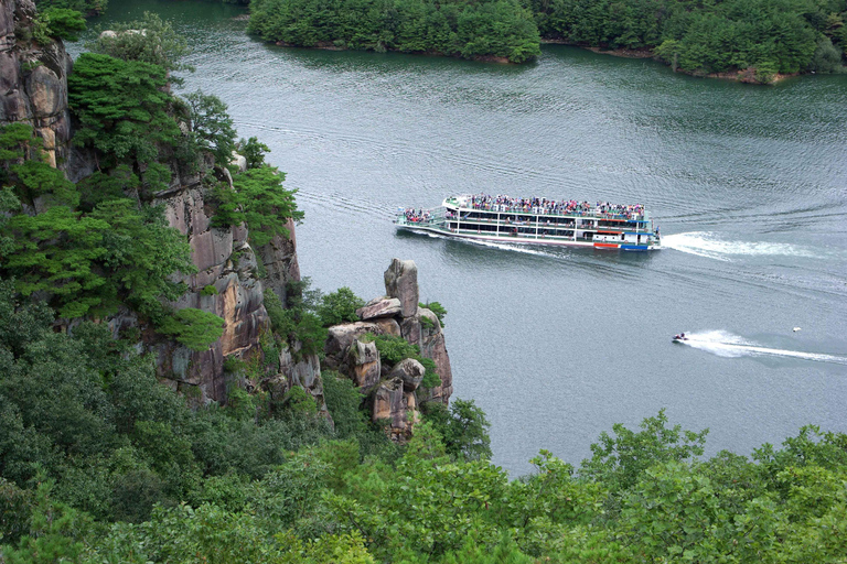 Seoul: Chungju Cruise, Cable Car & Cave Kayak Adventure Tour Shared Chungju Tour, Meet at Hongik Univ. Station