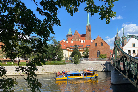 Oder river cruise and walking tour of WroclawTour in English, Spanish, German, Russian, Polish