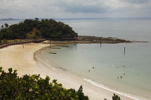 Isole Dos Frades e Itaparica in golettaParla portoghese