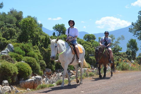 Fethiye: Horseback Safari w/ Pine Forest Ride & Kayakoy View Pro Riders Horse Safari w/ Free Ride & Transfer