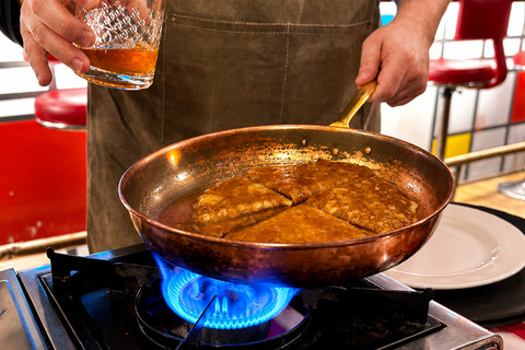 Geneva: Private Crêpes Suzette Show with Swiss Wine/Mocktail