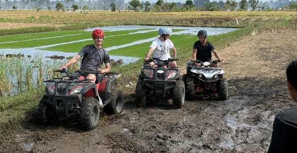 Lombok: Guided ATV Quad Rice Terraces Adventure with Lunch