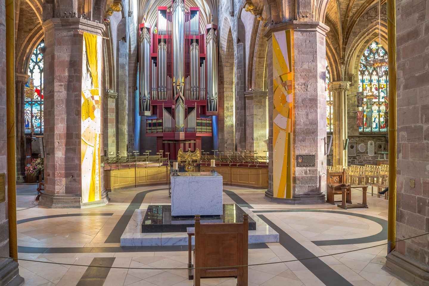St Giles dómkirkjan og gömlu Edinborg einkatúr