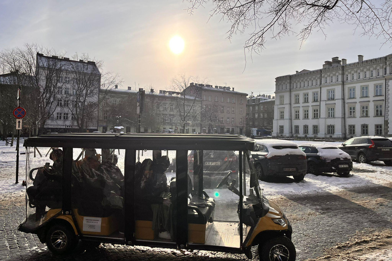 Krakow: Guided City Tour by Golf Buggy with Hotel Pickup