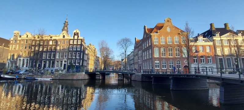 Amsterdam: Wycieczka na ląd z pieszą wycieczką i rejsem po kanałach